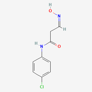 N-(4-chlorophenyl)-3-(hydroxyimino)propanamide