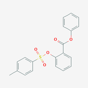 molecular formula C20H16O5S B311870 Phenyl 2-{[(4-methylphenyl)sulfonyl]oxy}benzoate 