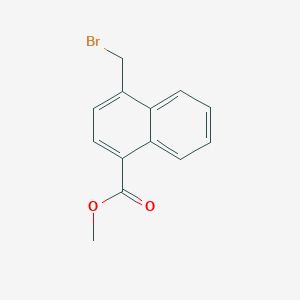 molecular formula C13H11BrO2 B3118753 Methyl 4-(bromomethyl)-1-naphthoate CAS No. 2417-75-6