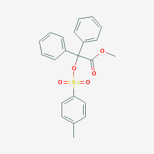 Methyl{[(4-methylphenyl)sulfonyl]oxy}(diphenyl)acetate