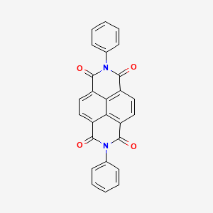 molecular formula C26H14N2O4 B3118827 2,7-二苯基苯并[lmn][3,8]菲咯啉-1,3,6,8(2H,7H)-四酮 CAS No. 24259-89-0