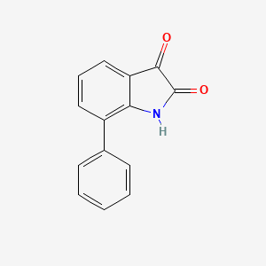 molecular formula C14H9NO2 B3118834 7-Phenylisatin CAS No. 242792-95-6