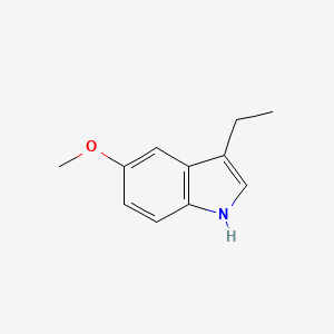 molecular formula C11H13NO B3118856 3-ethyl-5-methoxy-1H-indole CAS No. 2433-68-3