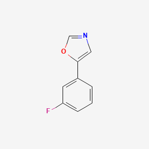 molecular formula C9H6FNO B3118865 5-(3-Fluorophenyl)oxazole CAS No. 243455-58-5
