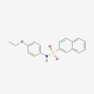 molecular formula C18H17NO3S B311888 N-(4-ethoxyphenyl)naphthalene-2-sulfonamide 
