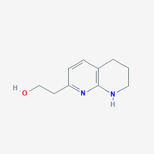 molecular formula C10H14N2O B3118887 7-(2-Hydroxyethyl)-1,2,3,4-tetrahydro-1,8-naphthyridine CAS No. 243641-39-6