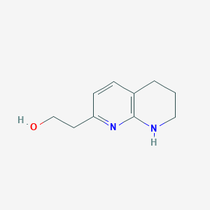 molecular formula C10H14N2O B3118887 7-(2-羟乙基)-1,2,3,4-四氢-1,8-萘啶 CAS No. 243641-39-6