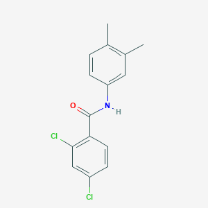 molecular formula C15H13Cl2NO B311894 2,4-dichloro-N-(3,4-dimethylphenyl)benzamide 