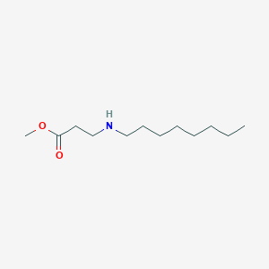 molecular formula C12H25NO2 B3119015 Methyl 3-(octylamino)propanoate CAS No. 24546-11-0
