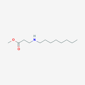 molecular formula C12H25NO2 B3119015 3-(辛基氨基)丙酸甲酯 CAS No. 24546-11-0