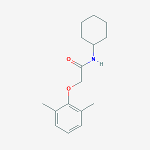 molecular formula C16H23NO2 B311903 N-cyclohexyl-2-(2,6-dimethylphenoxy)acetamide 