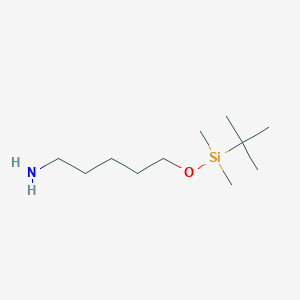 molecular formula C11H27NOSi B3119031 5-(叔丁基二甲基甲硅烷基氧基)戊胺 CAS No. 245660-16-6