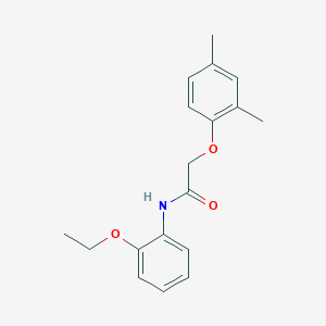 molecular formula C18H21NO3 B311904 2-(2,4-dimethylphenoxy)-N-(2-ethoxyphenyl)acetamide 