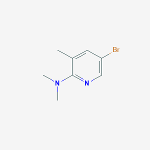 molecular formula C8H11BrN2 B3119043 5-Bromo-N,N,3-trimethyl-2-pyridinamine CAS No. 245765-67-7