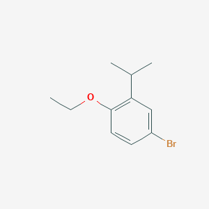 molecular formula C11H15BrO B3119048 4-溴-1-乙氧基-2-(丙烷-2-基)苯 CAS No. 24591-35-3