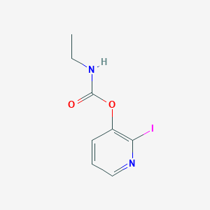 molecular formula C8H9IN2O2 B3119060 2-iodo-3-pyridinyl N-ethylcarbamate CAS No. 246021-95-4