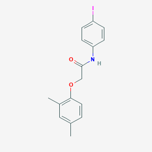 molecular formula C16H16INO2 B311909 2-(2,4-dimethylphenoxy)-N-(4-iodophenyl)acetamide 
