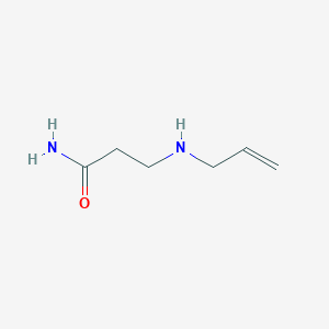 molecular formula C6H12N2O B3119097 3-(Allylamino)propanamide CAS No. 24626-22-0