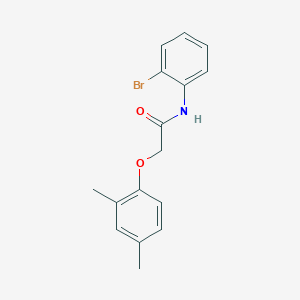 molecular formula C16H16BrNO2 B311910 N-(2-bromophenyl)-2-(2,4-dimethylphenoxy)acetamide 