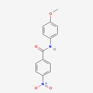 molecular formula C14H12N2O4 B3119168 N-(4-methoxyphenyl)-4-nitrobenzamide CAS No. 24730-11-8