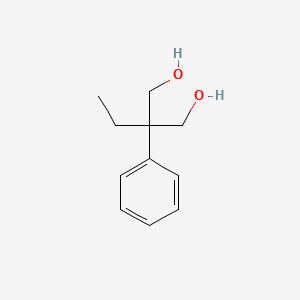 molecular formula C11H16O2 B3119188 2-Ethyl-2-phenyl-1,3-propanediol CAS No. 24765-56-8