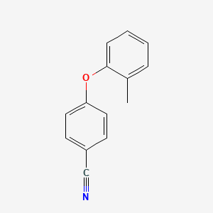 molecular formula C14H11NO B3119199 4-(2-甲基苯氧基)苯甲腈 CAS No. 24789-50-2