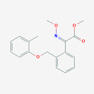 molecular formula C18H19NO4 B3119233 methyl E-2-methoxyimino-2-[(2-methylphenoxymethyl)phenyl]acetate CAS No. 248582-68-5