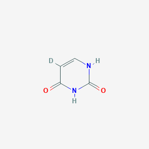 molecular formula C4H4N2O2 B3119273 尿嘧啶-5-d CAS No. 24897-50-5