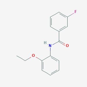 molecular formula C15H14FNO2 B311929 N-(2-ethoxyphenyl)-3-fluorobenzamide 