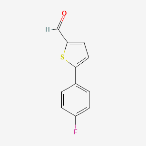 molecular formula C11H7FOS B3119299 5-(4-Fluorophenyl)thiophene-2-carbaldehyde CAS No. 249504-38-9