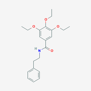 molecular formula C21H27NO4 B311939 3,4,5-triethoxy-N-(2-phenylethyl)benzamide 