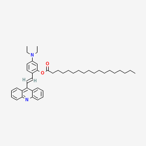 molecular formula C43H58N2O2 B3119441 Chromoionophore XIV CAS No. 251109-61-2