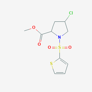 Methyl 4-chloro-1-(2-thienylsulfonyl)-2-pyrrolidinecarboxylate