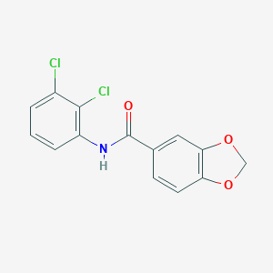 molecular formula C14H9Cl2NO3 B311950 N-(2,3-dichlorophenyl)-1,3-benzodioxole-5-carboxamide 