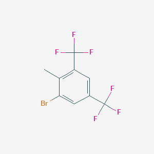 molecular formula C9H5BrF6 B3119535 1-Bromo-2-methyl-3,5-bis(trifluoromethyl)benzene CAS No. 251651-23-7