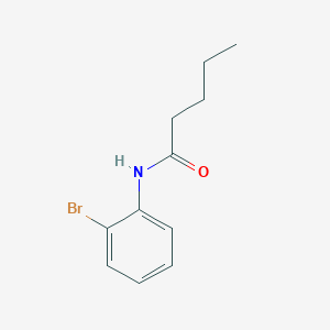molecular formula C11H14BrNO B311957 N-(2-bromophenyl)pentanamide 