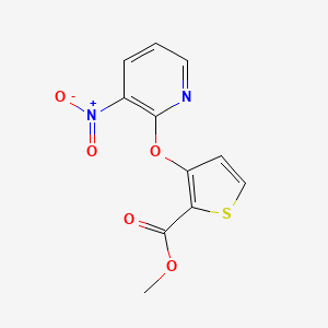 Methyl 3-[(3-nitro-2-pyridinyl)oxy]-2-thiophenecarboxylate