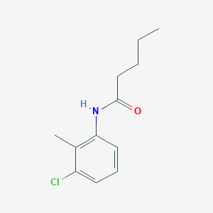 N-(3-chloro-2-methylphenyl)pentanamide