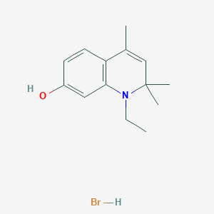 N-ethyl-7-hydroxy-2,2,4-trimethyl-1,2-dihydroquinoline hydrobromide