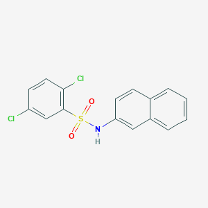 molecular formula C16H11Cl2NO2S B311960 2,5-dichloro-N-naphthalen-2-ylbenzenesulfonamide 