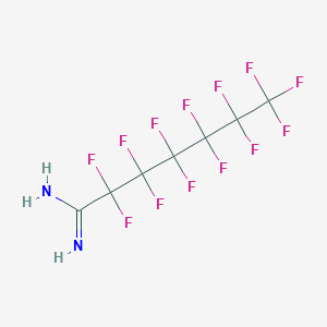 molecular formula C7H3F13N2 B3119653 全氟庚二胺 CAS No. 25264-81-7