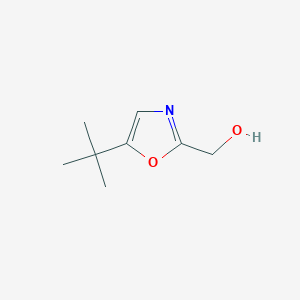 molecular formula C8H13NO2 B3119658 (5-Tert-butyl-1,3-oxazol-2-yl)methanol CAS No. 252662-39-8