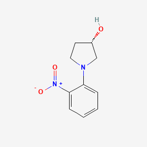 molecular formula C10H12N2O3 B3119676 (S)-1-(2-硝基苯基)吡咯烷-3-醇 CAS No. 252759-90-3