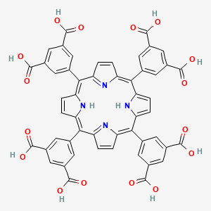 molecular formula C52H30N4O16 B3119698 四(3,5-二羧基苯基)卟啉 CAS No. 253195-52-7