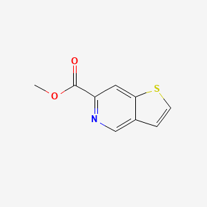 molecular formula C9H7NO2S B3119709 Methyl thieno[3,2-c]pyridine-6-carboxylate CAS No. 253332-82-0
