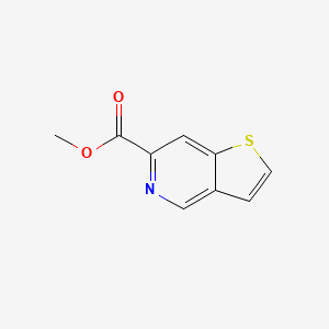 molecular formula C9H7NO2S B3119709 噻吩并[3,2-c]吡啶-6-甲酸甲酯 CAS No. 253332-82-0