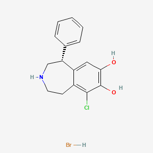 molecular formula C16H17BrClNO2 B3119712 R(+)-SKF-81297 hydrobromide CAS No. 253446-15-0