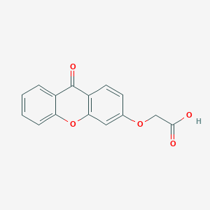 molecular formula C15H10O5 B3119719 2-((9-oxo-9H-xanthen-3-yl)oxy)acetic acid CAS No. 25363-95-5