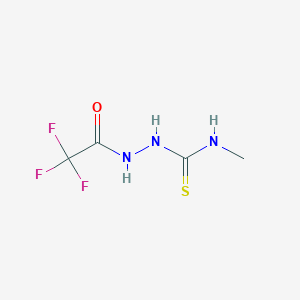 molecular formula C4H6F3N3OS B3119720 4-Methyl-1-(trifluoroacetyl)-3-thiosemicarbazide CAS No. 25366-21-6