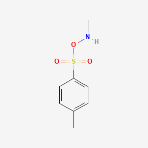 molecular formula C8H11NO3S B3119745 苯磺酸，4-甲基，甲基氮杂环酯 CAS No. 25370-97-2